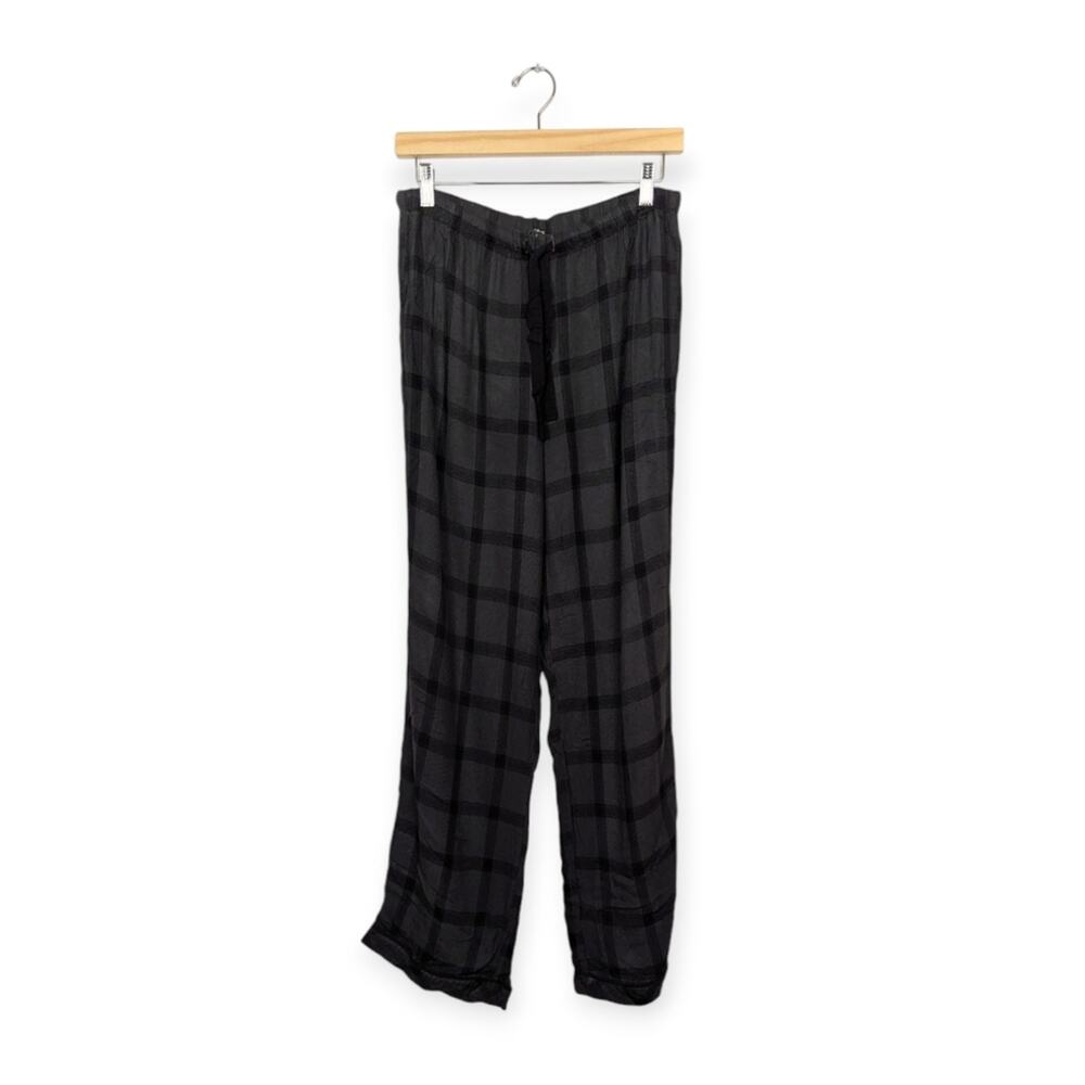 Rails Charcoal Onyx Check Clara Pajama Pants Size… - image 1